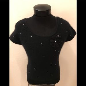 NEW BLACK TWIGGY ANGORA SzXL TOP